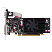 Computer Graphics Card HD Multimedia Interface GDDR3 Graphics Card PCIe 2.0 X16 GT 610 1GB 64Bit with Silent Cooling Fan for PC