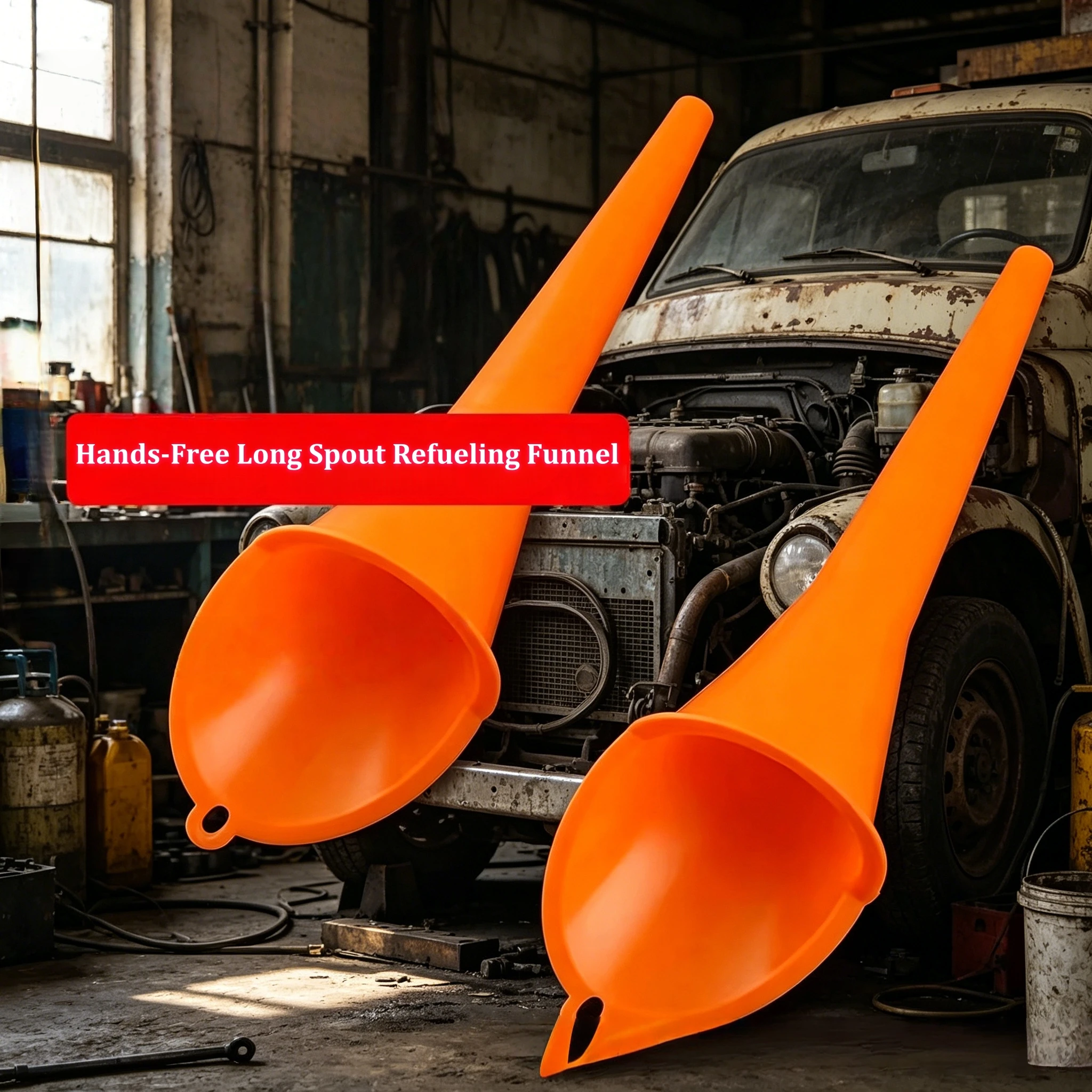 

Car Oil Funnel Anti-spill Long Neck Universal Funnel for Engine Oil Fuel Liquid Transfer Automotive Maintenance Tool