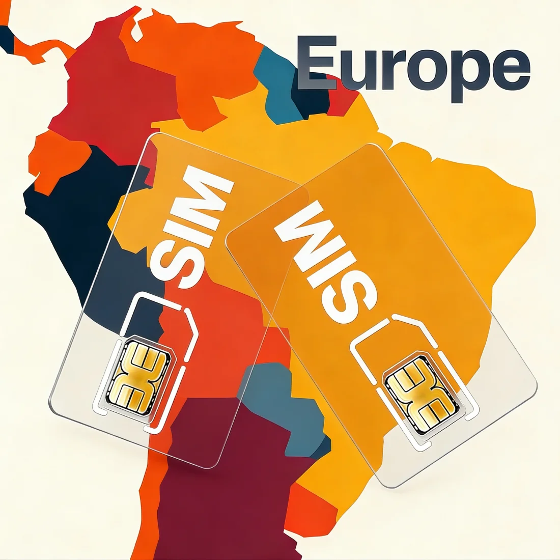 4G GPS Tracker SIM Card Europe Roaming 360MB Data 365 Days Service IOT M2M Device