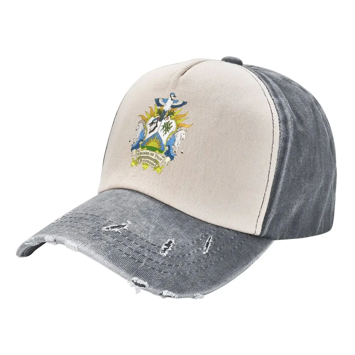 Jacobson Family Crest Cowboy Hat Snap Back Hat Vintage Caps Male Women's