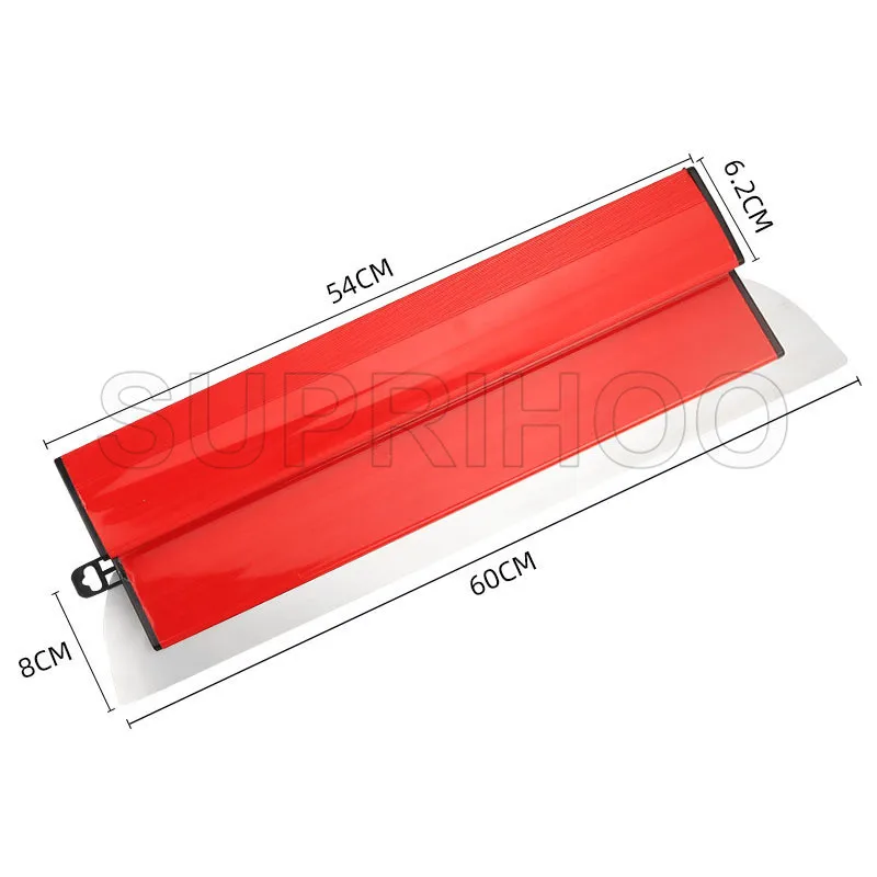 Drywall skimming lâminas 40cm 60cm de aço inoxidável raspador acabamento ferramentas lâmina ferramentas de parede suavização espátula lâmina flexível