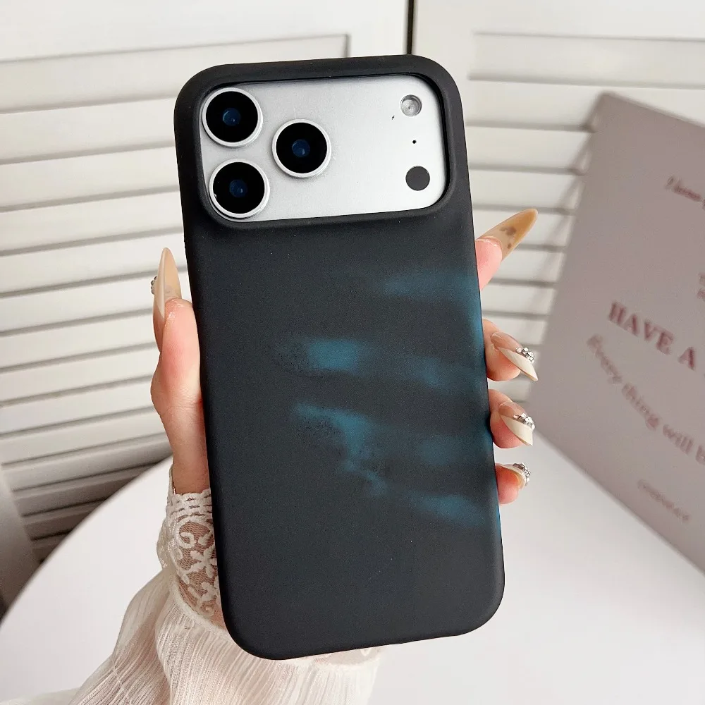 Thermosensor-Handyhülle mit Farbwechsel für iPhone 18 17 Pro Max Air ProMax 17Pro, magische, stoßfeste Schutzhülle – Detail 10