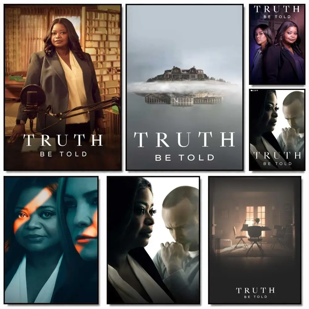 tv series T-Truth Be Told-D Painting Calligraphy Artwork for Home Bedroom Office Wall Decoration Gift
