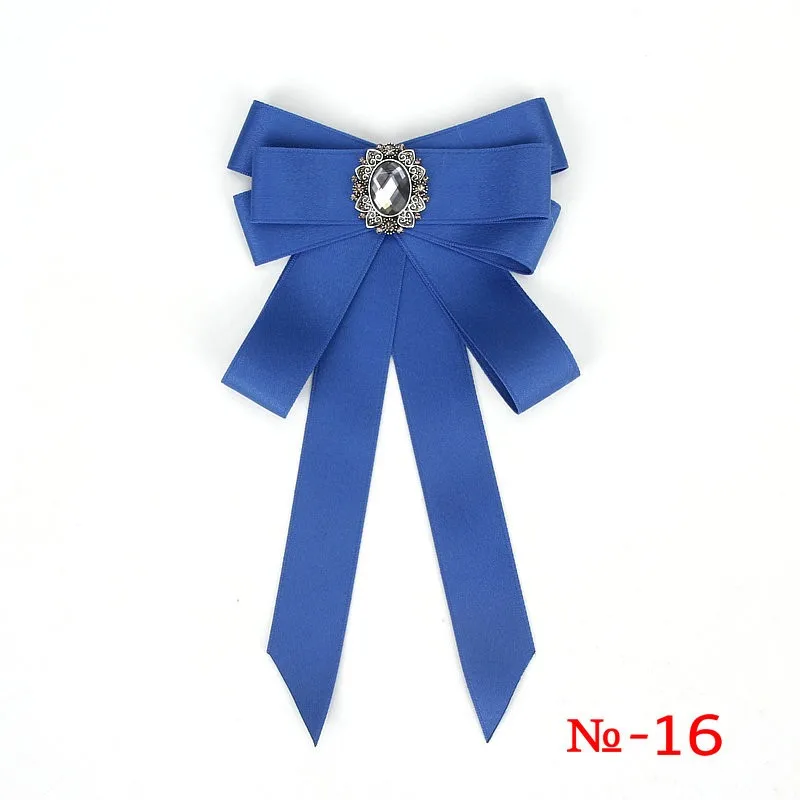 Modische Schwarze Schleifen-Krawattenklammer Rotes Diamant-Fliegeband Weiße Strass-Hemdfliege Geschenk für Damen Accessoires – Detail 17