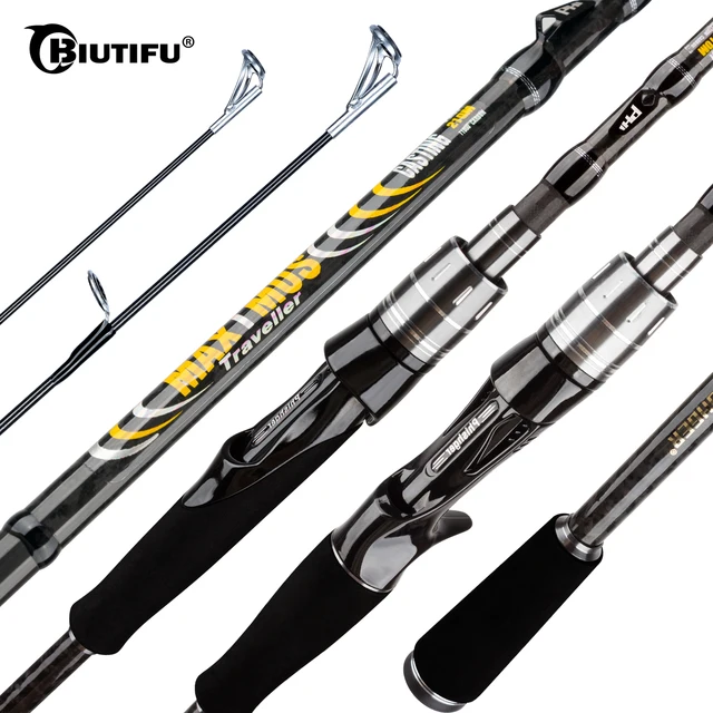 PHISHGER MAXIMUS Traveller Spinning Baitcasting Lure wędki 1.65m ~ 3.0m Fuji Guide 30T Carbon Ultralight Fast L/ML/M 3-35g