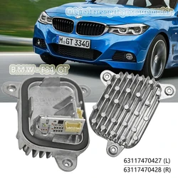 1pc for 2015-2018 BMW 3'F34 GT LCI LED Headlight DRL L&R 63117470427 63117470428 module