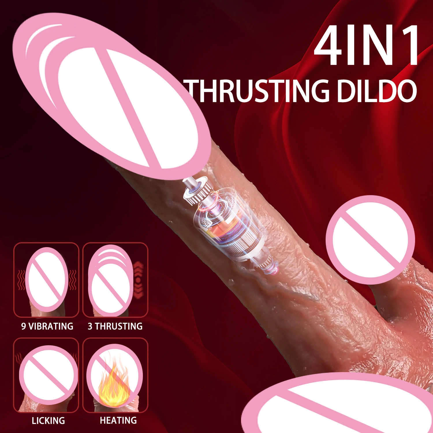 

Stretchable Vibrator Dildo Waterproof Heated Big Cock Vagina Anal Plug Orgasmic Flirting Sex Toys Masturbation Flush Machine