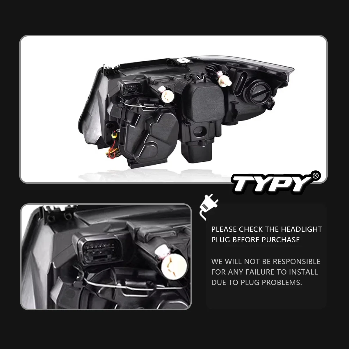 

TYPY Автомобильная фара для BMW 3 серии E90 2005-2012, обновление, модифицированная для нового DRL, динамический указатель поворота, светодиодная фара, автоаксессуары