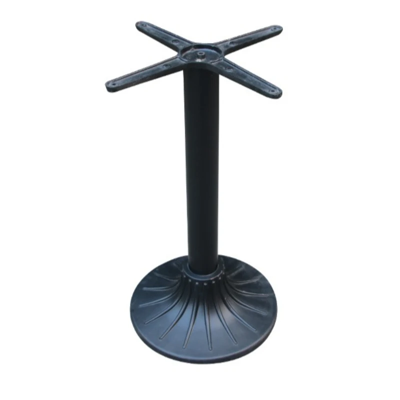 Cast iron concave chrysanthemum table foot, cafe simple furniture table, Chinese and Western restaurant table, dining table foot