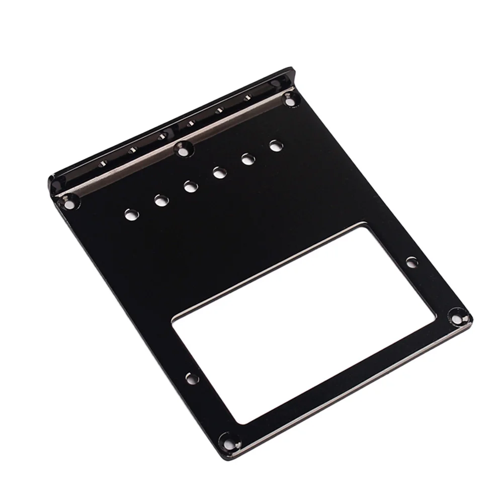 

Electric Guitar Bridge Plate 102Mm Black Top-Loading Design Stainless Steel Full-Size Humbucker Cutout for Cigar Box Guitar