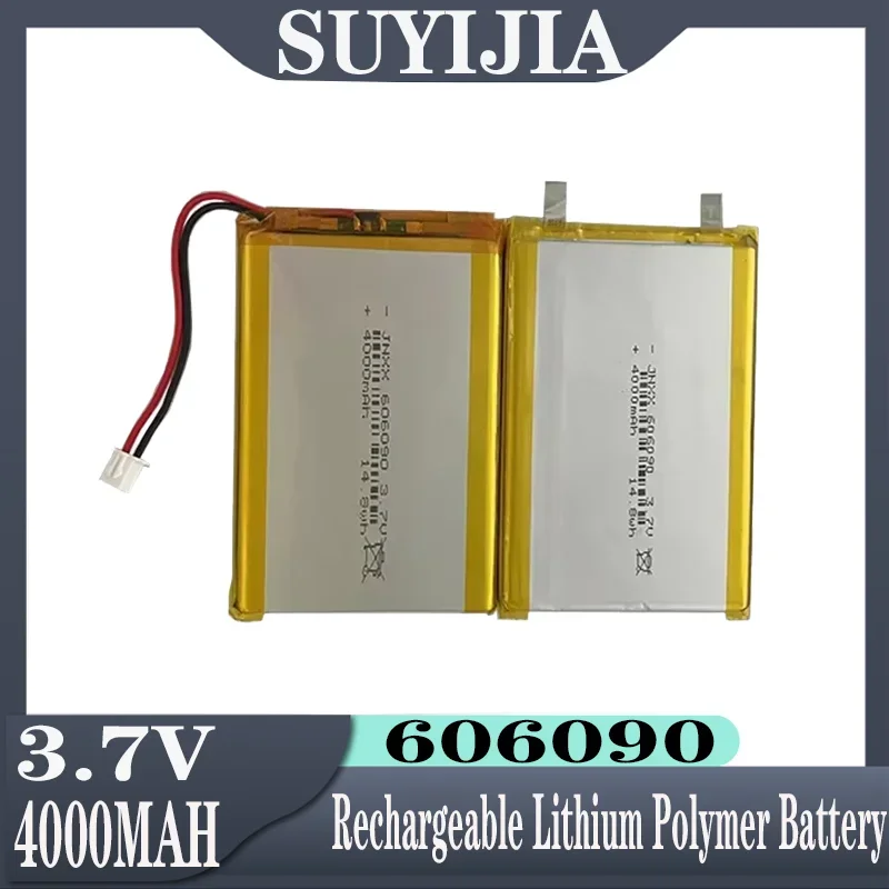 606090   3,7 V 4000 mAh Akku Lithium-Polymer-Akku für GPS PSP DVD Spielzeug Powerbank Power Bank Tablet PC Roboter LED-Lüfter