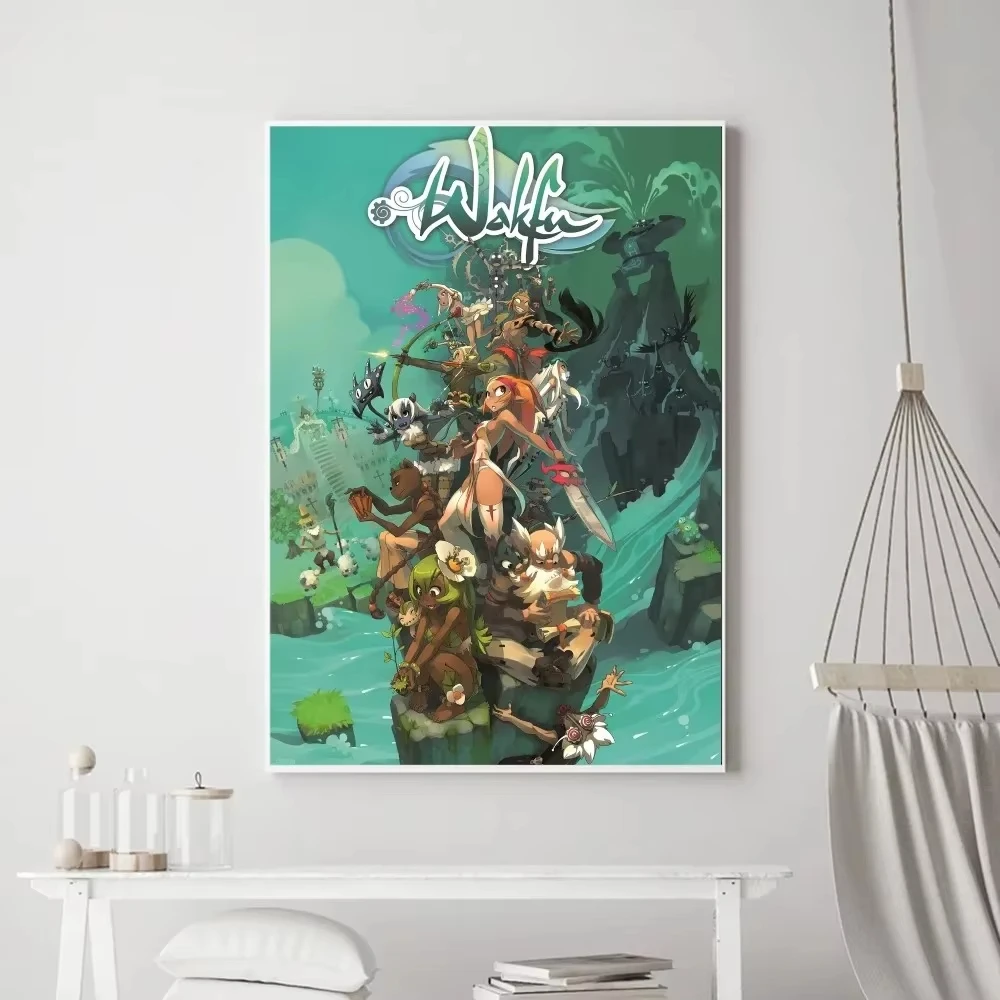 طباعة ملصقات Wakfu-Cool ، لوحة جدارية ، غرفة نوم ، غرفة معيشة ، بار ، مطعم ، ملصق ، لعبة W-Wakfu