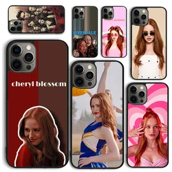 Cheryl Blossom Riverdale Soft Phone Case For iPhone 16 15 SE2020 14 Max 6 7 8 Plus 11 12 13 Pro Max Mini Cover coque Fundas