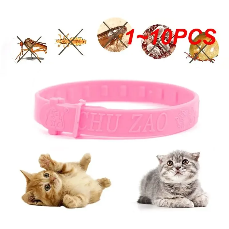 1~10PCS Effective Pet Flea And Tick Collar For Dogs Cats Flea Tick Prevention Collar Anti-mosquito & Insect Repellent Puppy