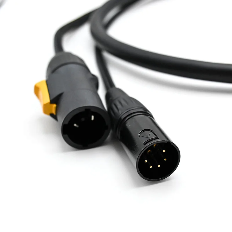 IP65 True1 Powercon 5 Pin DMX Combo Cable 1m 1.5m 2m 3m 5m True One Power Data Hybrid Cable for Outdoor Stage Lighting image 3