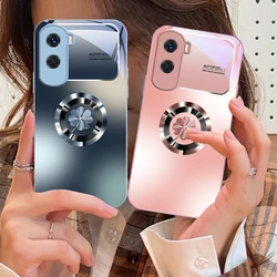 Gradient Flowers For Honor 200 90 8X 9X Pro Lite P50 P40 Nova 10 11i P60 Magic4 6 Mate 20 50 Tempered Glass Phone Case