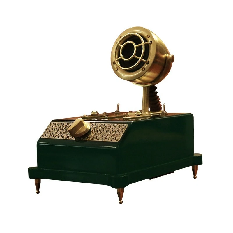 

Retro Bluetooth audio, piano paint, wood high-resolution restoration, high-power analog desktop audio