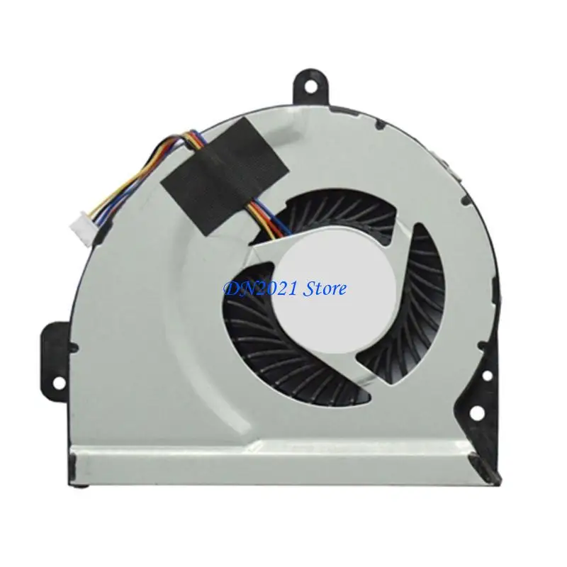 F3KE 1PC Laptop CPU Radiators DC5V 4Pin Cooling Fan CPU Coolers for X53S A43 A43S A53E A53S K53SJ Fan