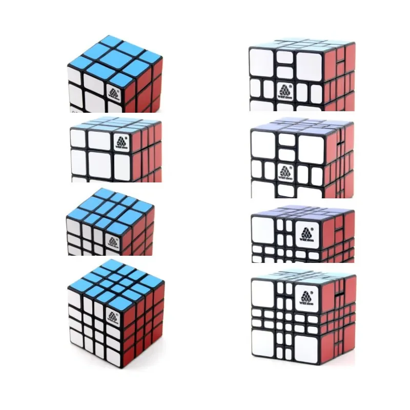 WitEden Mixup 3x3x3 3x3x4 4x4x3 4x4x4 Plus magiczna kostka puzzle prędkość łamigłówki wyzwanie edukacyjne zabawki dla dzieci