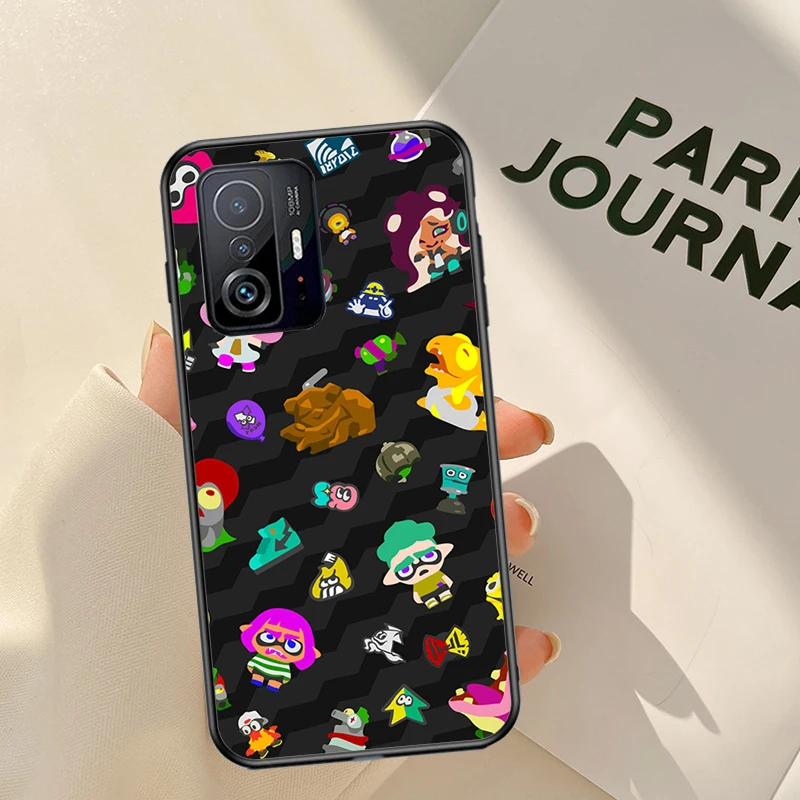 Game Splatoon Case For POCO X5 Pro X3 X4 F4 GT F3 C40 M5s F5 Pro Cover For Xiaomi 11T 12T 12 13 Pro Lite