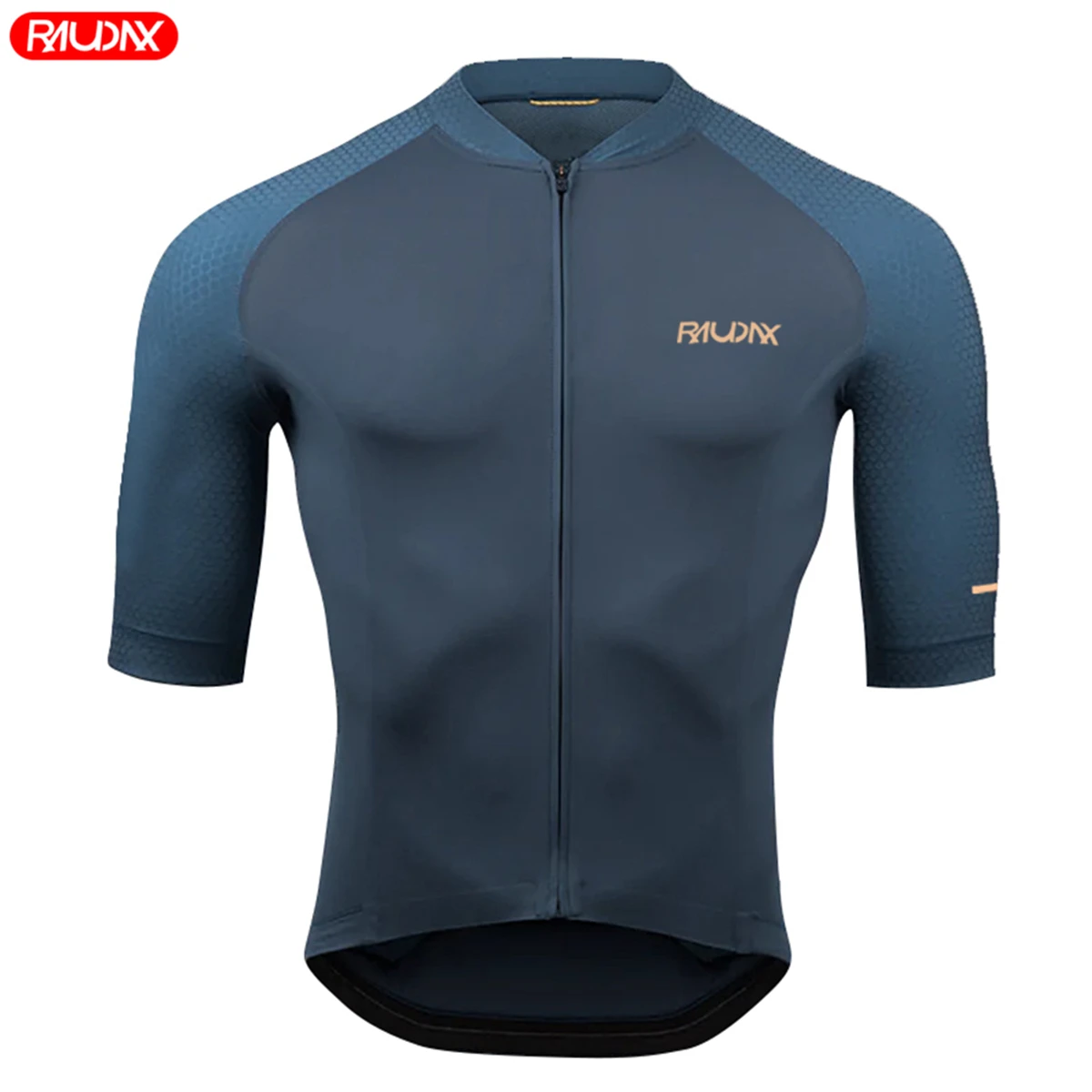Raudax Team 2024 Mannen Zomer Korte Mouw Wielertrui Set MTB Maillot Ropa Ciclismo Fietskleding Ademende Fietskleding