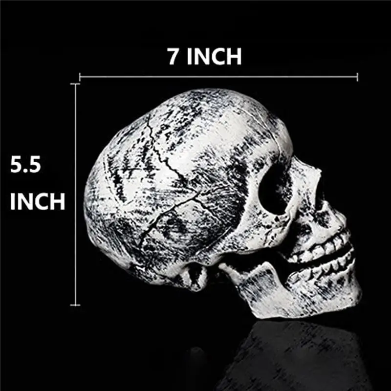 AA94-Realistic Skeleton Stakes And Crow Halloween Decorations For Lawn Stakes Garden Halloween Skeleton Decoration