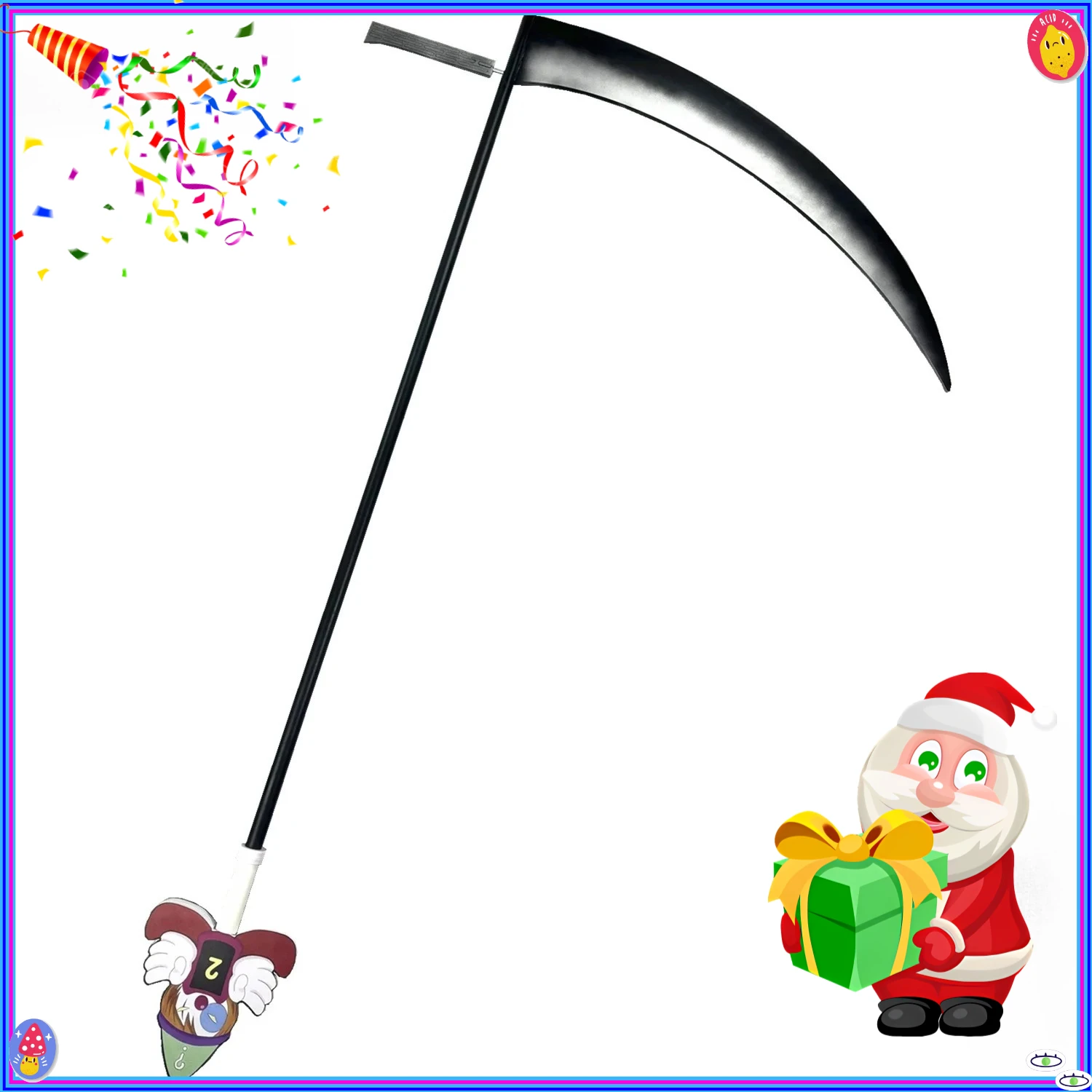 

Kaito Sickle Cosplay Accessories – Perfect for HUNTER Themed Halloween Christmas Fancy Parties