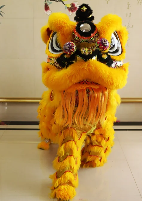 Two-Person Children Lion Dance Outfit Normal Size Traditional Chinese Carnival Dress