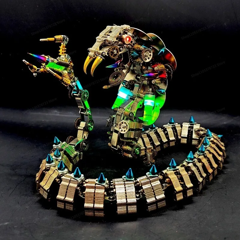 For Mechanical Assembly 3D Three-dimensional King of  Rattlesnake, Difficult Metal Assembly Model, Ornament, Toy