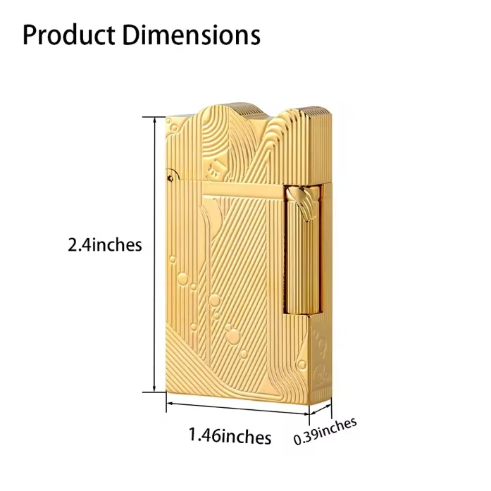 2026 Luxury Brand Lighter, Custom Lighter, Paint Finish, Loud Ignition Sound, Smoking Accessories for Smokers  Smoke Accesoires