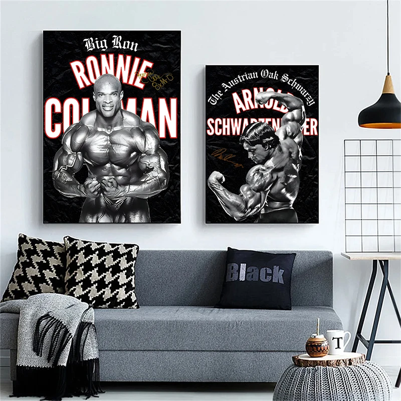 Famous Bodybuilding Fitness At - Sports Equipment Poster 评论和价格