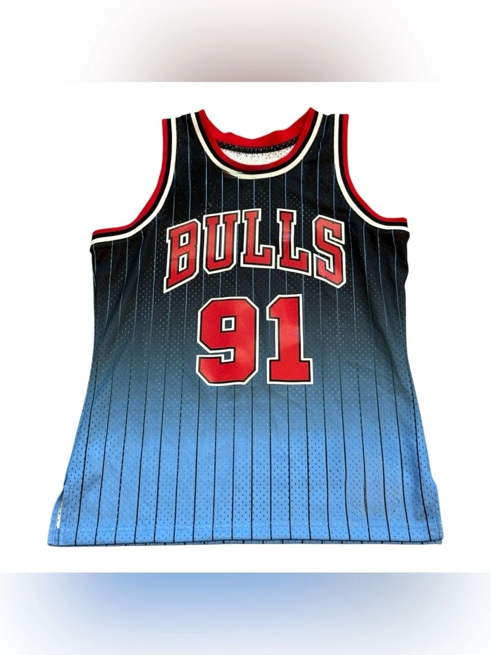2027 Latest Lions 91 Black and Blue Gradient Basketball Shirt for Men and Women 3D Printed Fan Casual Fashion Top for Families