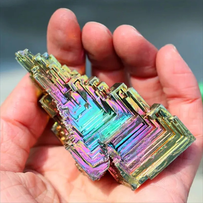 30g+ Natural Rainbow bismuth ore Specimen,Quartz decorate,Mineral Specimen,Reiki Healing, home decoration,Crystal gifts 1PC