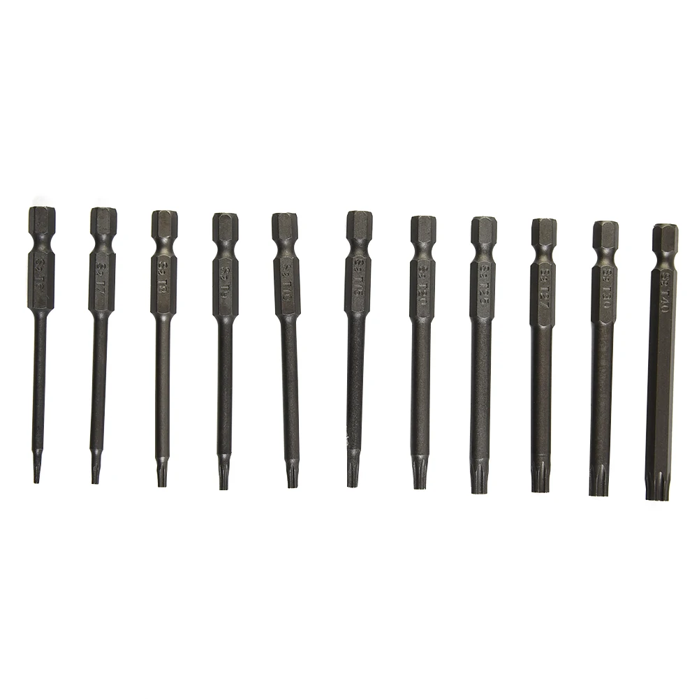 2022 Factory Workshop Screwdriver Bit Hex Bit Security Set Torx Type Accessories Extra Long Head 75MM Magnetic