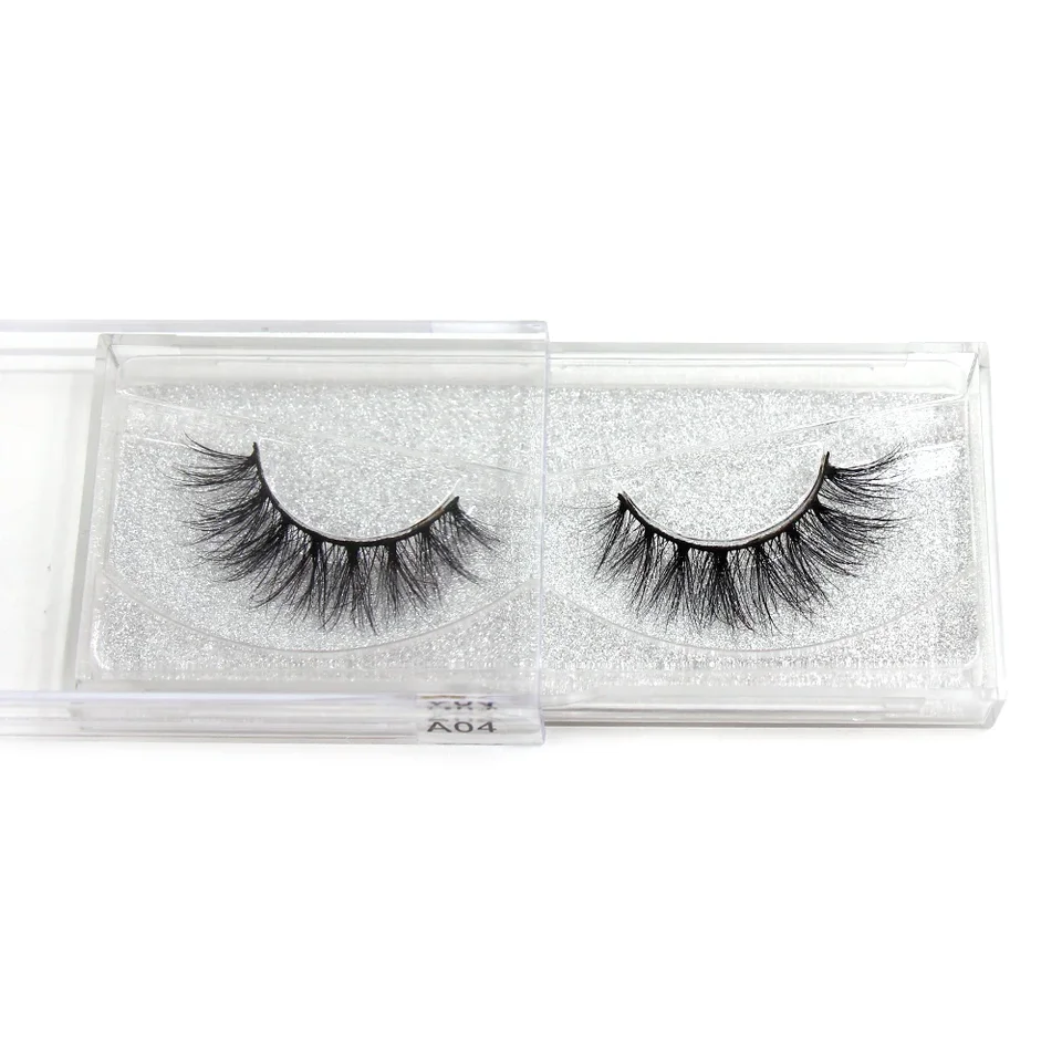 AMAOLASH Pestañas Postizas Entrecruzadas Alto Volumen Naturales Largas Mink Libre Extensiones Populares A04 4