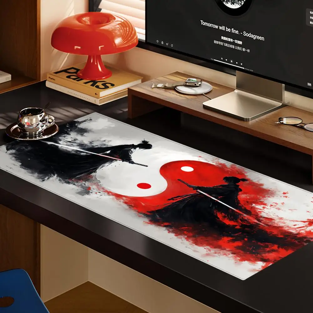 Sa-Mmurai Mouse Pad XXL Mouse Pad Desk Pad Decor Mat, Large Gaming Mouse Pad for Desk Computer Keyboard Laptop