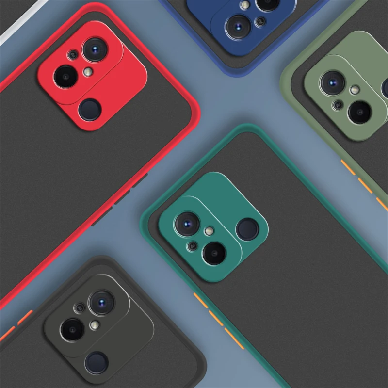 For Xiaomi Redmi 12C Case For Redmi 12C Cover 6.71 inch Shockproof Matte Silicone Armor Protective Bumper For Redmi 12C 4G Coque