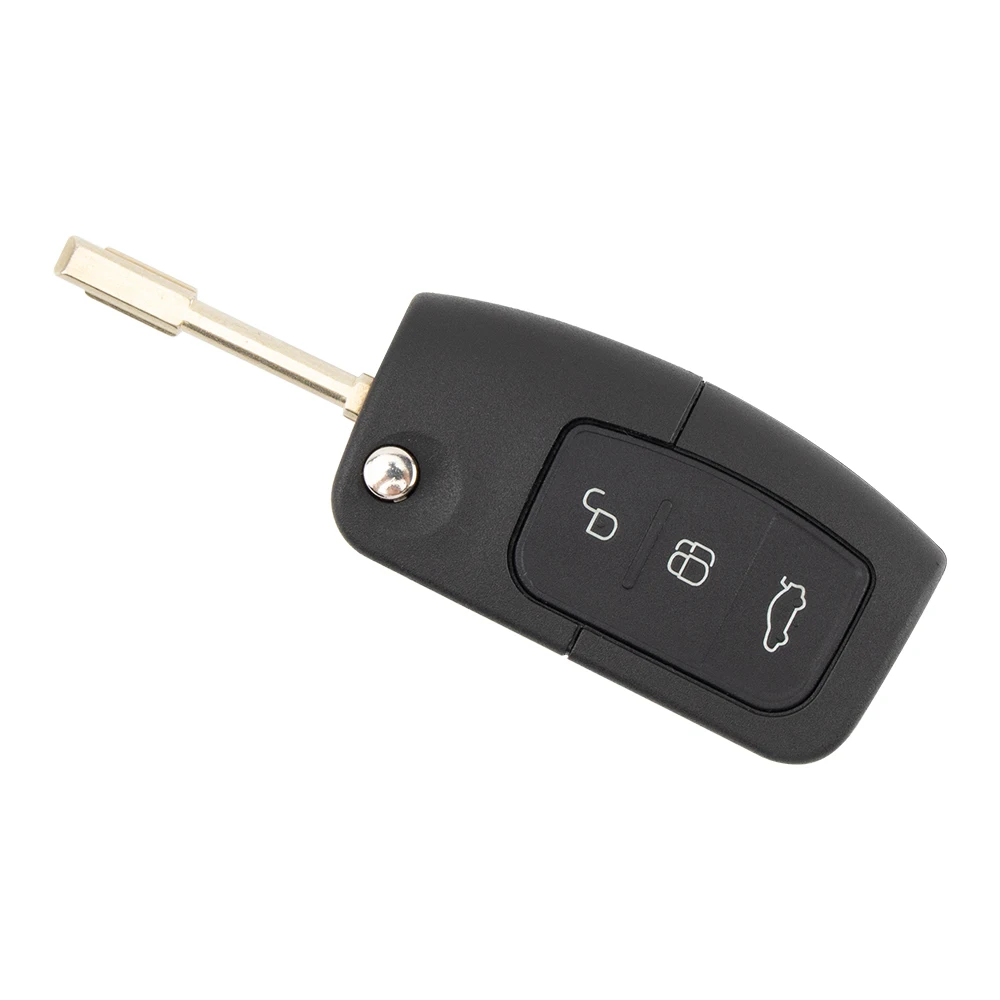 Sunshine Car key Remote Control Key Fit For Focus Mondeo Fiesta Galaxy Fusion 315/433 Mhz 4D63 Chip Smart Flip Blank Key