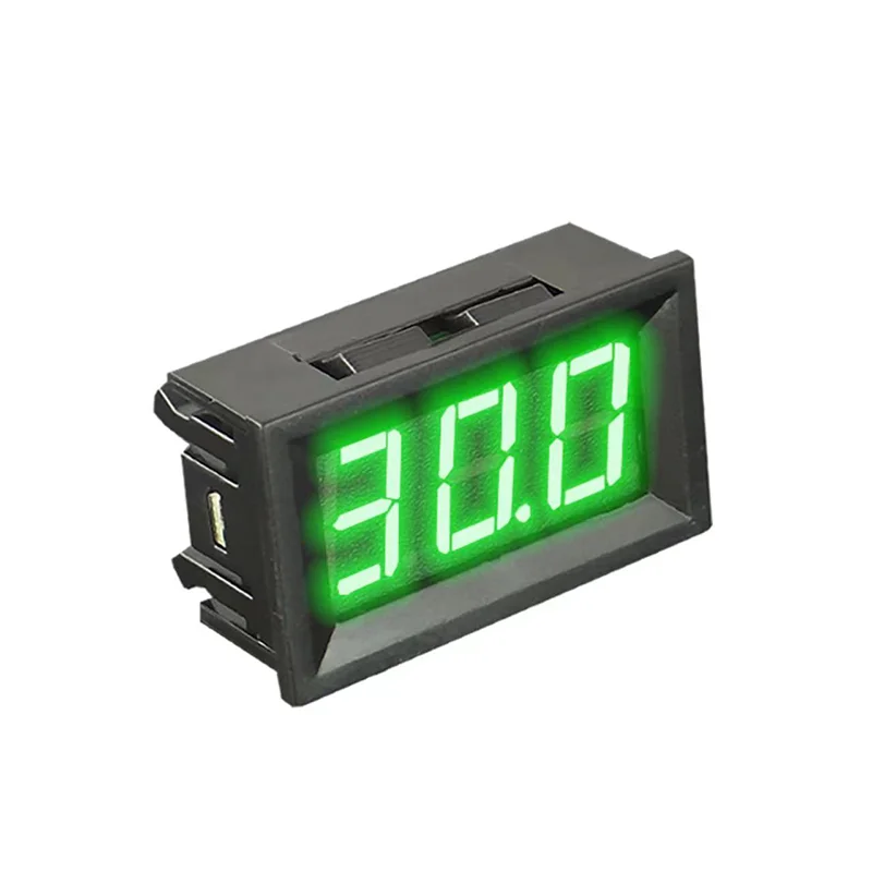 Digital voltmeter DC 4.5V to 12V, voltage panel meter, red, blue, green, 6V, 12V, electromobile, motorcycle, car