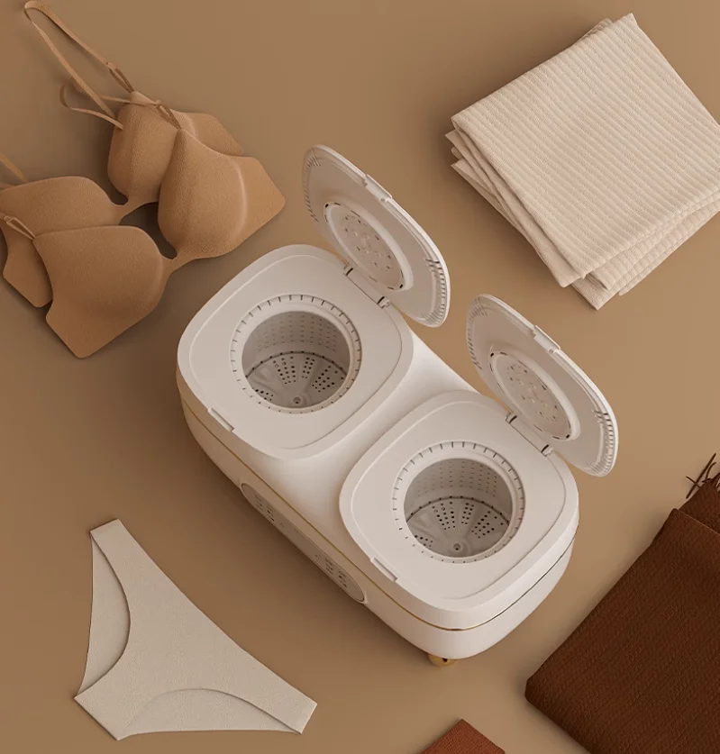 

Бытовые портативные автоматические стиральные и сушильные машины, мини-умная стиральная машина для нижнего белья