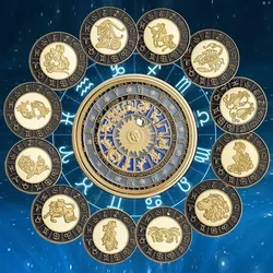 Saint Seiya Myth Cloth EX Zodiac Commemorative Coin Knights of The Zodiac Lucky Gold Coin Birthday Gift Figure Anime Model Scene