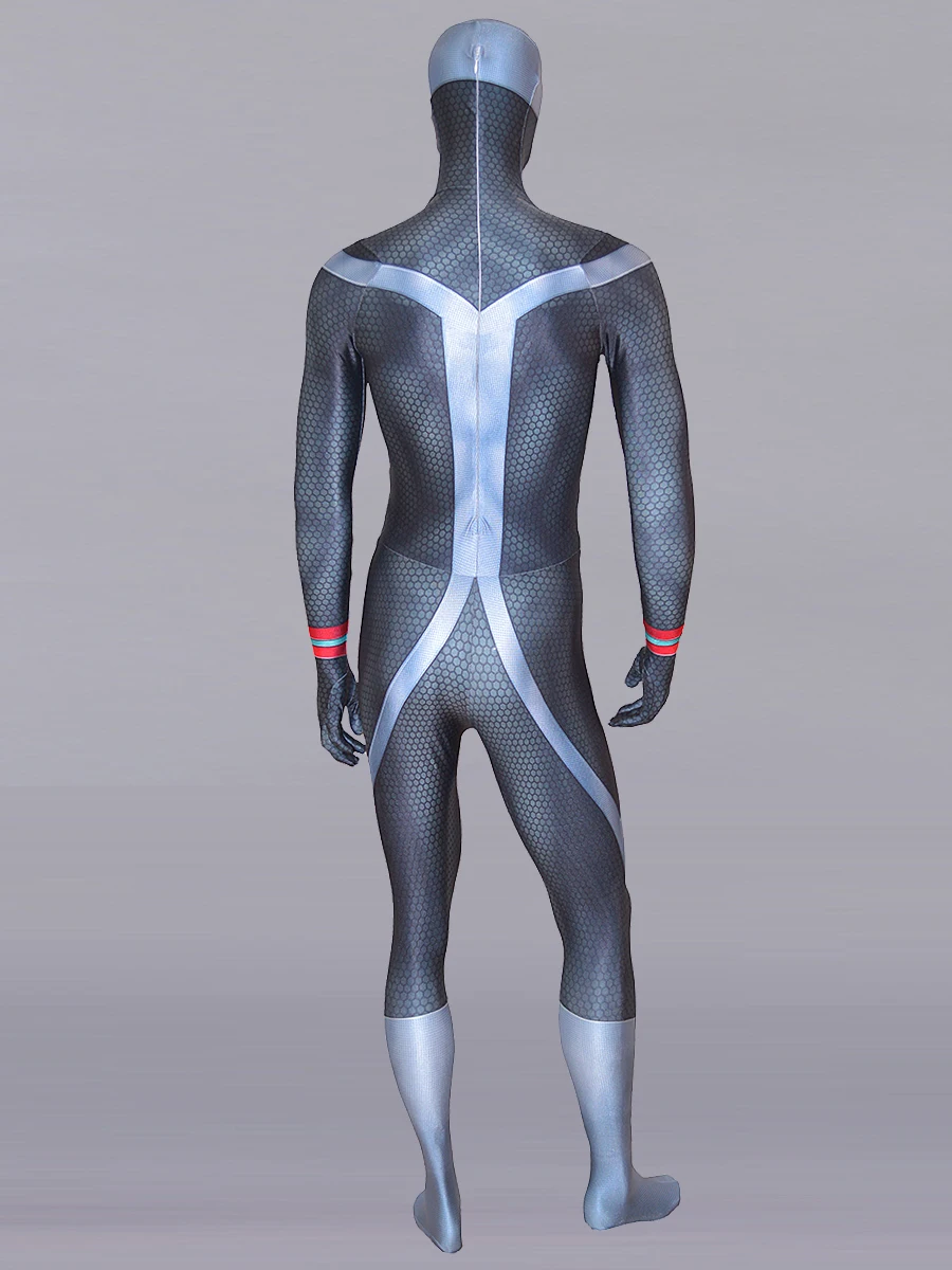 Dwa razy Jin Bubaigawara Cosplay kostiumy 3D drukuj elastan Superhero Zentai body wykonane na zamówienie