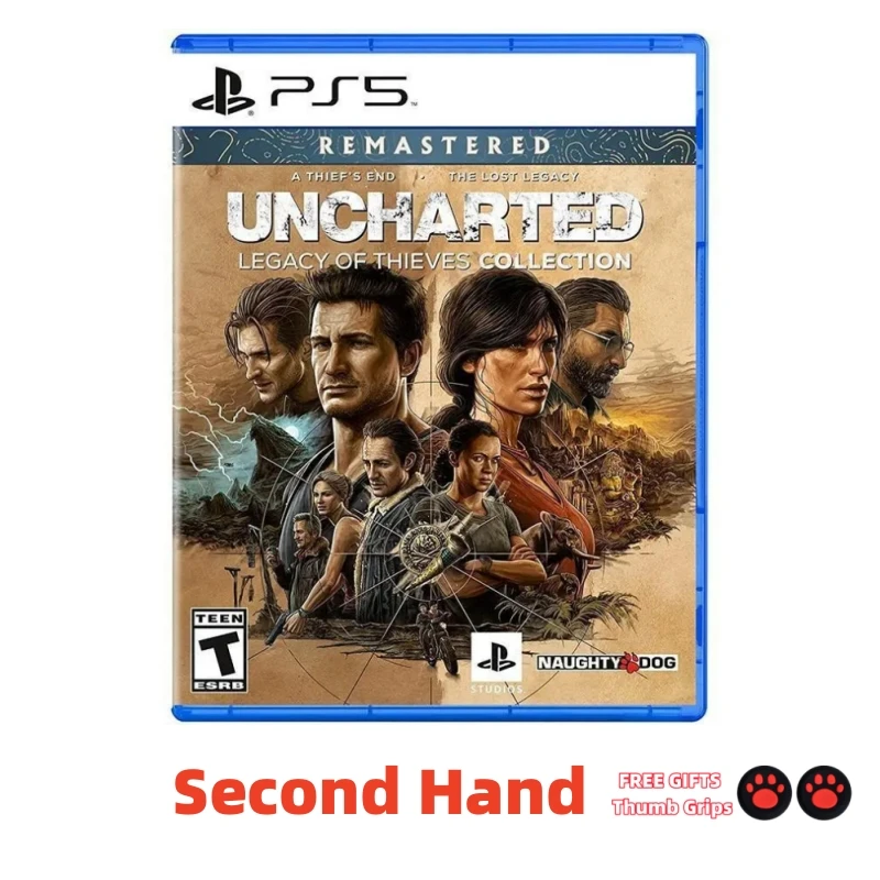 UNCHARTED Collection Sony Genuine Licensed Game Cd PS5 Playstation 5 Second Hand Game Card Playstation5 Ps5 Games