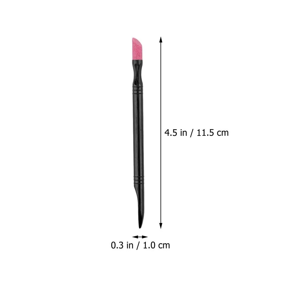 6 Stück Nagellackstifte Premium-End abgestorbene Haut entfernen Stift für natürliche falsche Nägel Multifunktionales Maniküre-Werkzeug Nagel