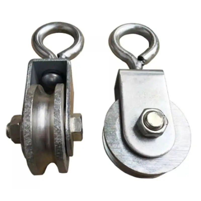 A26I-1 PC Cable Pulley Rotation Traction Wheel Stainless Steel Swivel Pulley Block