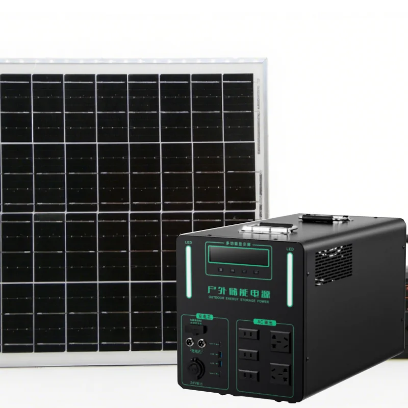Power Station With Solar Panels Power Generator For Home 3000w Portable Power Station 3500W Large Capacity