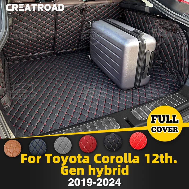 

CREATROAD For Toyota Corolla 12th. Gen Hybrid 2019-2024 2023 Auto Full Coverage Trunk Mat Car Cargo Liner Interior Accessories