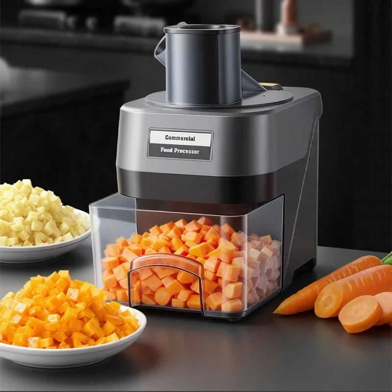 4-in-1 Vege Cutter Automatic Food Processor All-in-One Slicer and Dicer Carrot and Cucumber Julienne