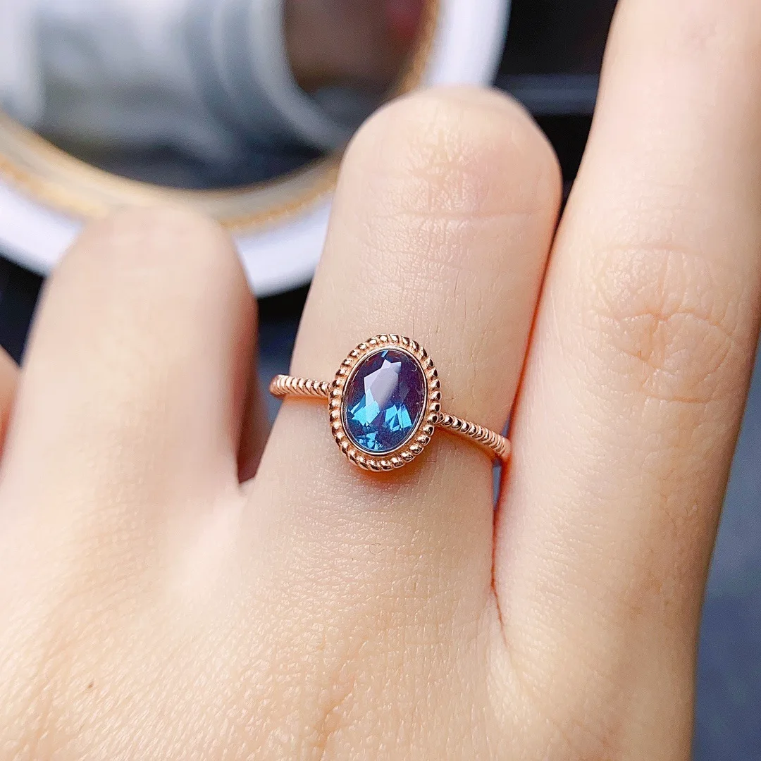 925 Sterling Silver Oval Cut Alexandrite Ring Oval 5*7mm Alexandrite Ring Women Jewelry Engagement ring