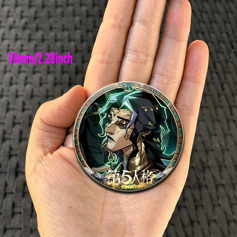 32/44/58mm Anime Cute Game Identity V Button Pin Cartoon Character Brooch Badge Backpack Accessories Game Gift Fans Collect